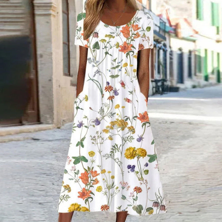 Freya | Women's Floral Maxi Dress Summer Boho
