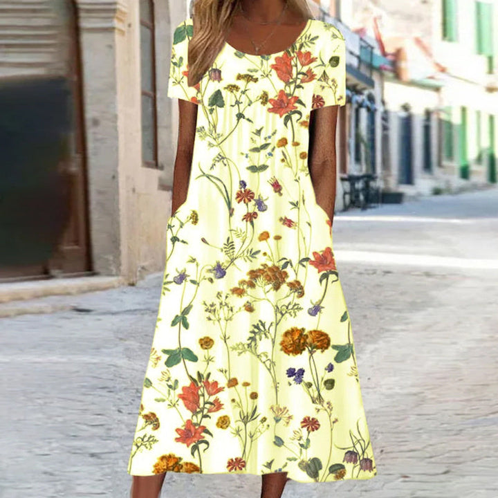 Freya | Women's Floral Maxi Dress Summer Boho