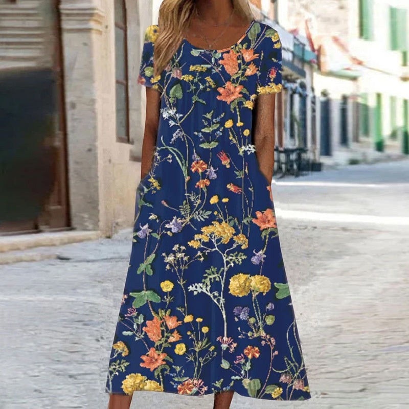 Freya | Women's Floral Maxi Dress Summer Boho