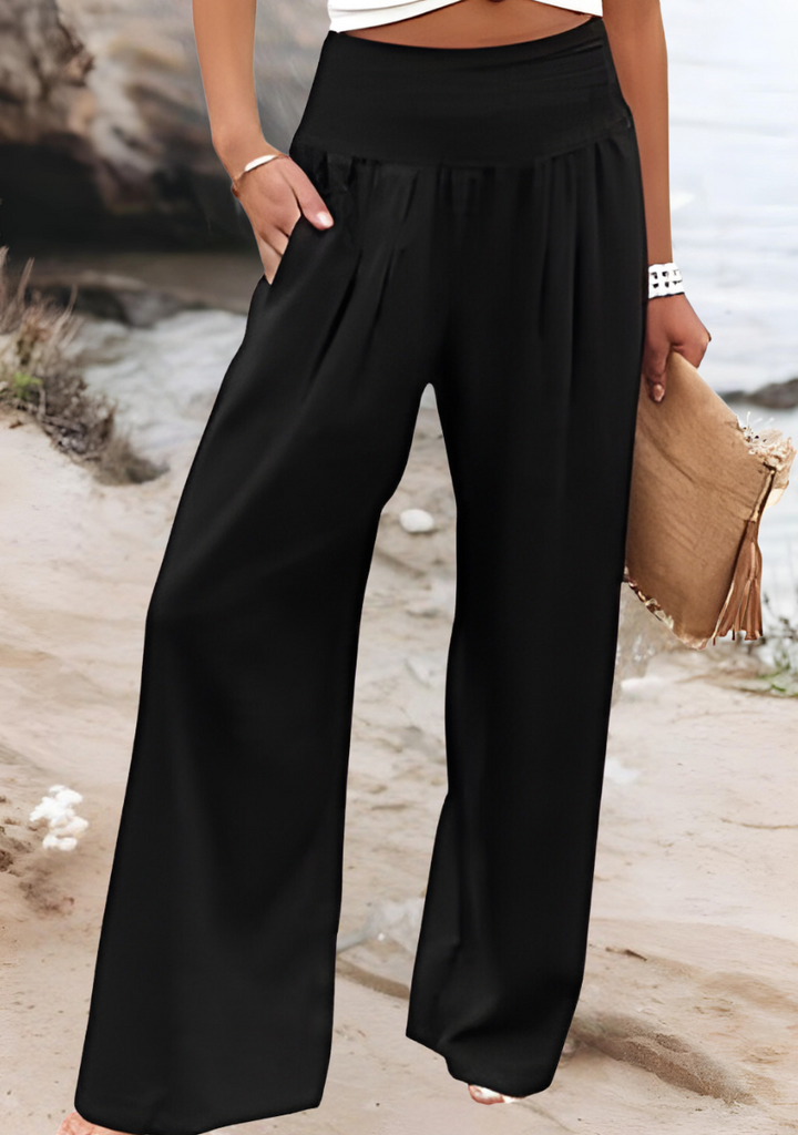 Geneva | Women's Summer Wide Legs High Waist Pants