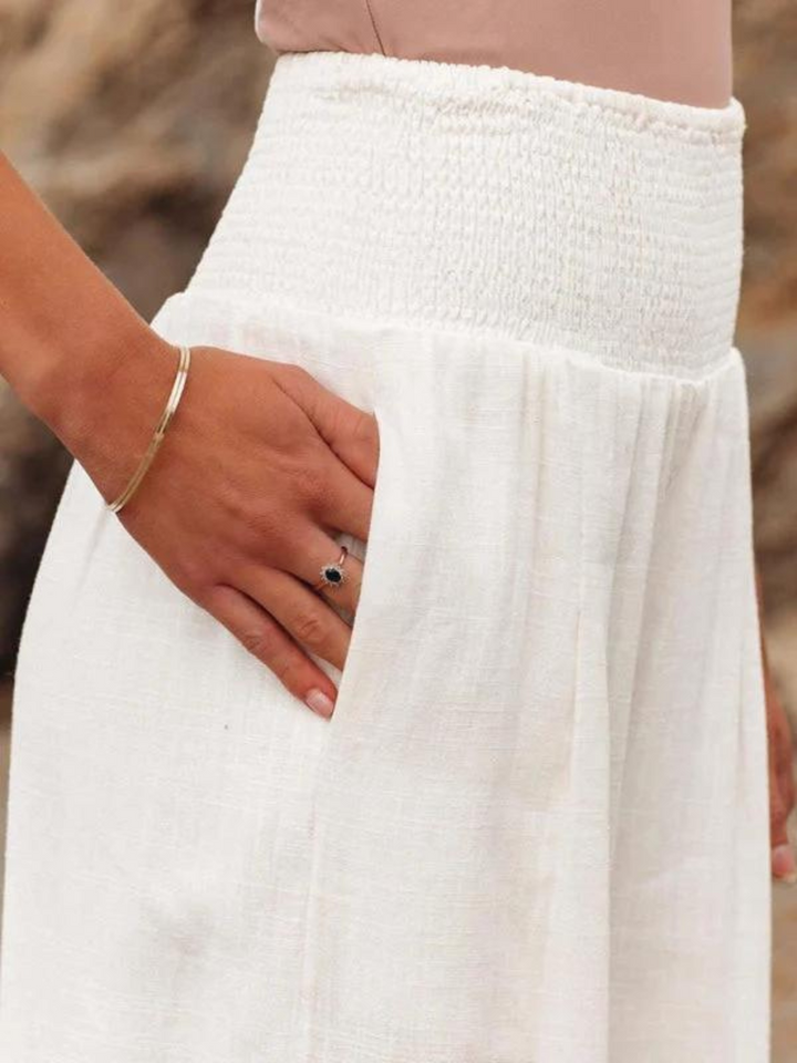 Geneva | Women's Summer Wide Legs High Waist Pants
