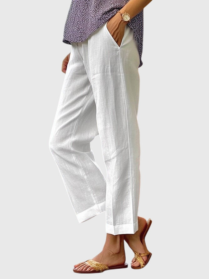 Genevieve | Effortless Women's Wide Straight Cut Pants