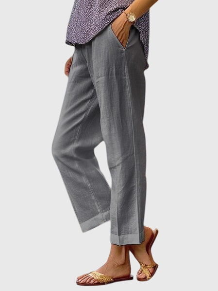 Genevieve | Effortless Women's Wide Straight Cut Pants