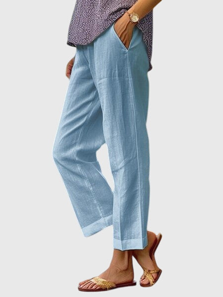 Genevieve | Effortless Women's Wide Straight Cut Pants