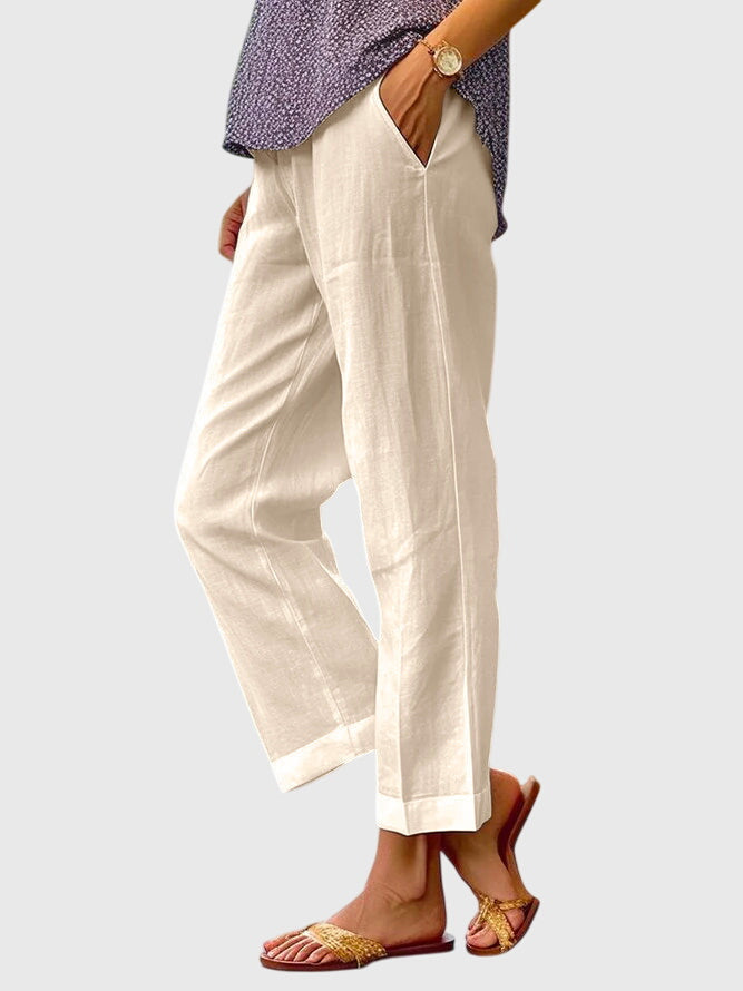Genevieve | Effortless Women's Wide Straight Cut Pants