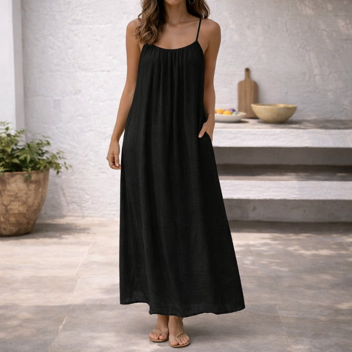 Grace | Women's Tiered Maxi Sundress Spaghetti Strap