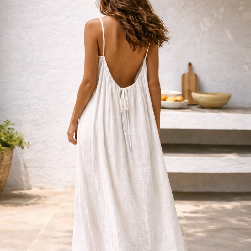 Grace | Women's Tiered Maxi Sundress Spaghetti Strap