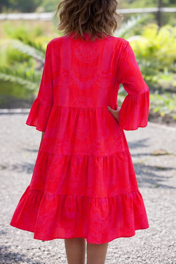 Hazel | Women's Loose Fit Boho Midi Sundress