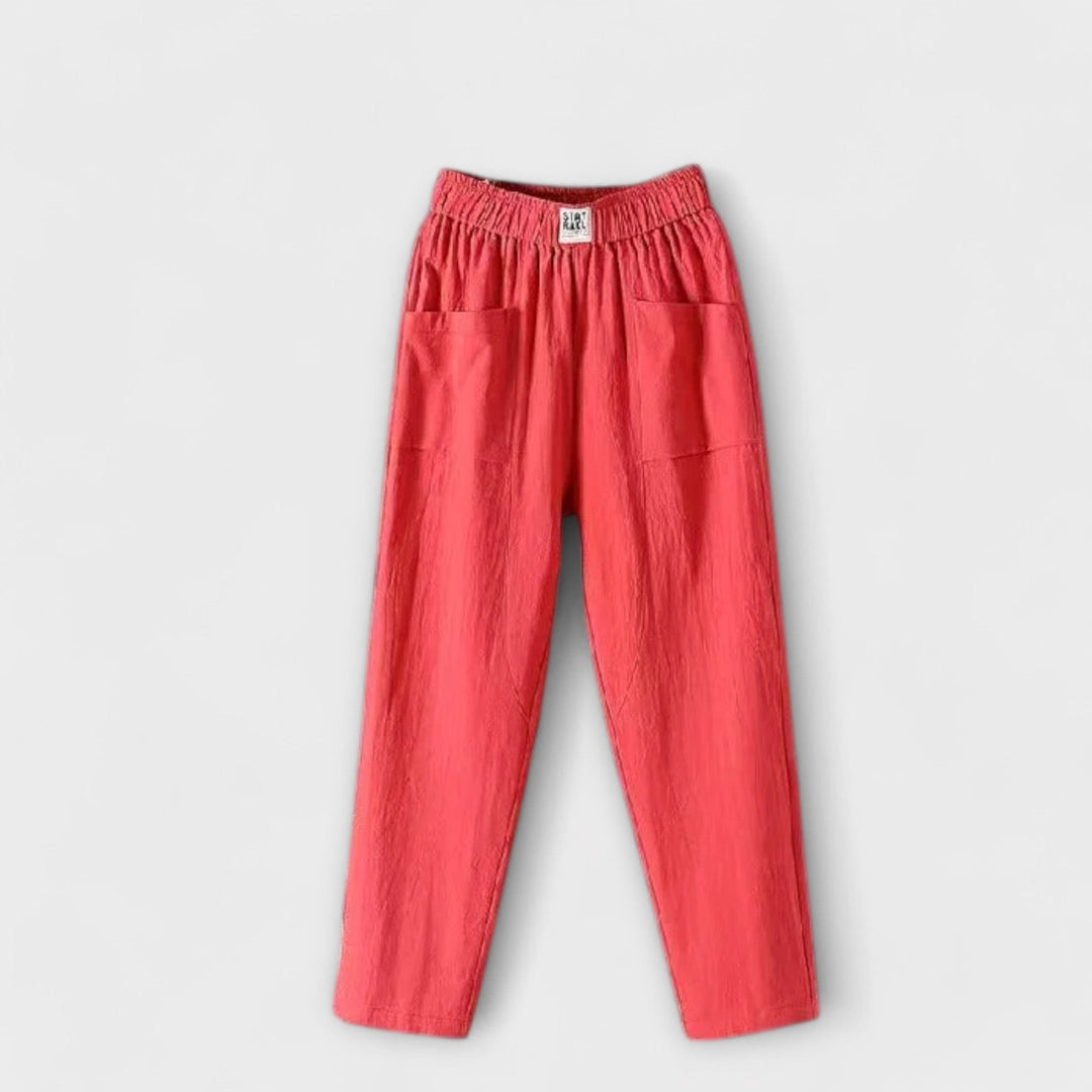 Iris | Women's Summer Pants Elastic Waistband