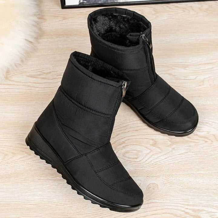 Isolde | Women's Waterproof Quilted Boots Fleece Lined