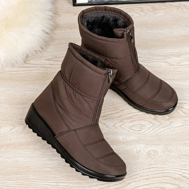 Isolde | Women's Waterproof Quilted Boots Fleece Lined