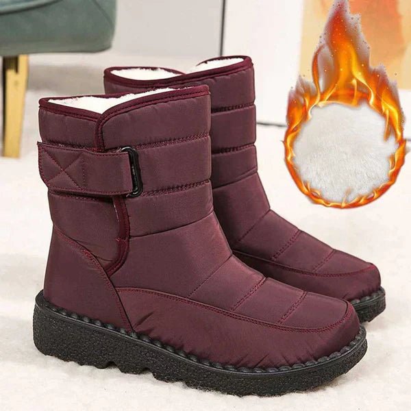 Isolde | Women's Waterproof Quilted Boots Fleece Lined