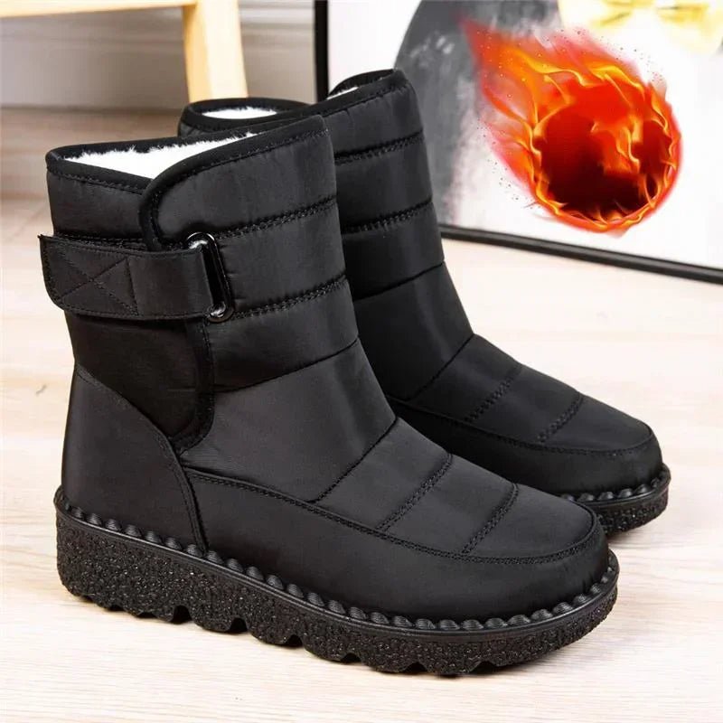 Isolde | Women's Waterproof Quilted Boots Fleece Lined