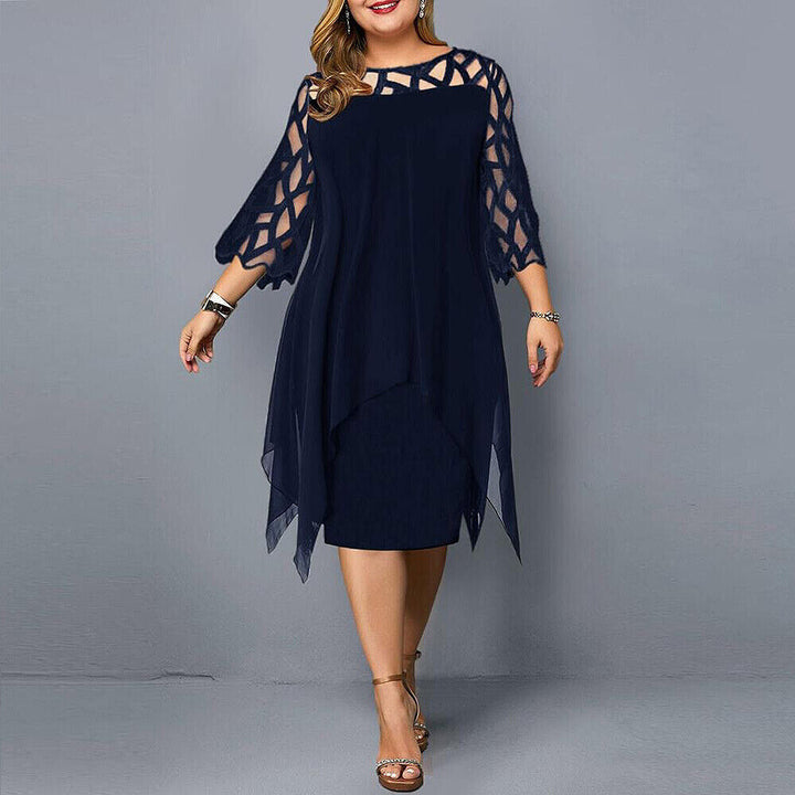 Madeline | Effortless Women's Flowy Plus Size Midi Dress