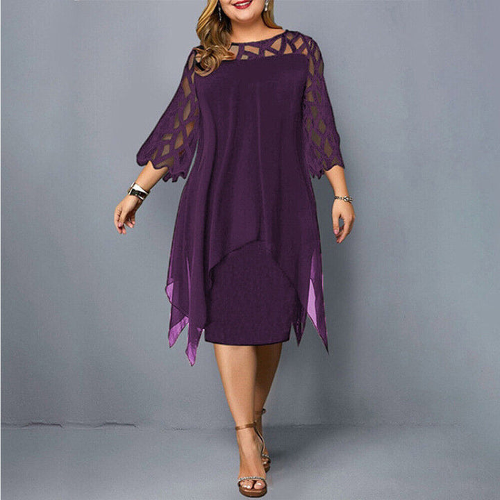 Madeline | Effortless Women's Flowy Plus Size Midi Dress