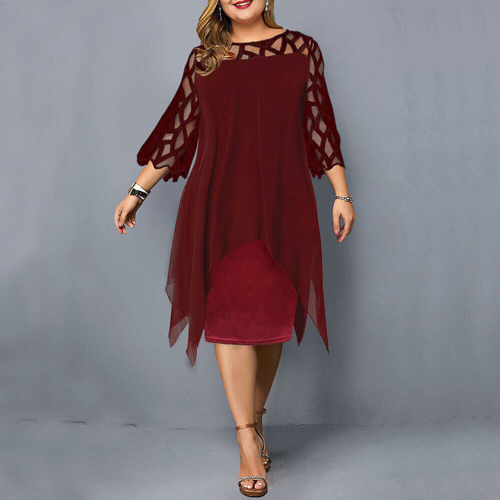 Madeline | Effortless Women's Flowy Plus Size Midi Dress
