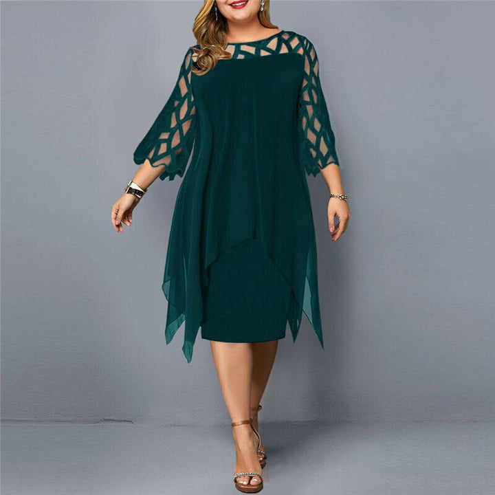Madeline | Effortless Women's Flowy Plus Size Midi Dress