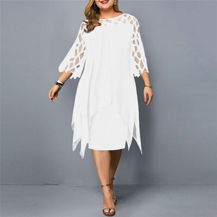 Madeline | Effortless Women's Flowy Plus Size Midi Dress