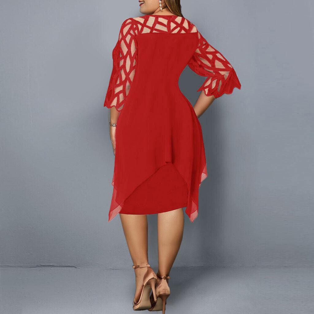 Madeline | Effortless Women's Flowy Plus Size Midi Dress
