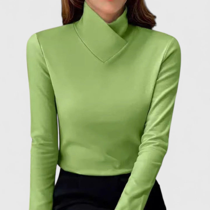 Neela | Elegant High-Neck Sweater