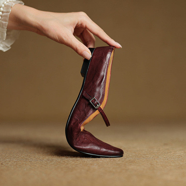 Hannah | Women's Genuine Leather Slip-On Mules