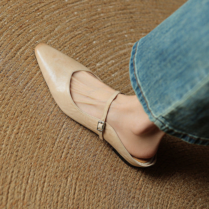 Hannah | Women's Genuine Leather Slip-On Mules