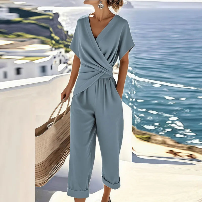 Paris | Elegant Women's Summer Two Piece Set Outfit