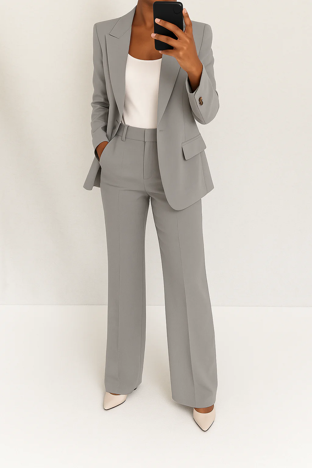 Pomme | Elegant Women's Two Piece Suit Set