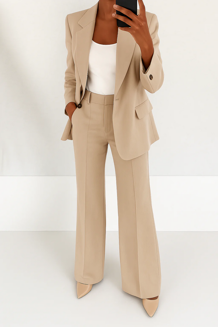 Pomme | Elegant Women's Two Piece Suit Set