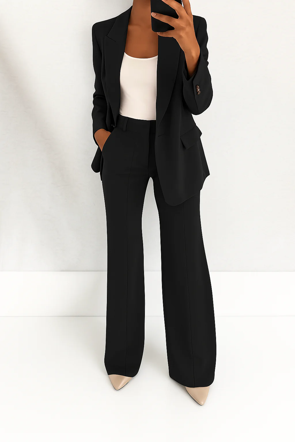 Pomme | Elegant Women's Two Piece Suit Set