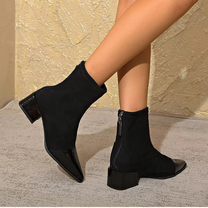 Hazel | Women’s Winter Block Heel Ankle Boots