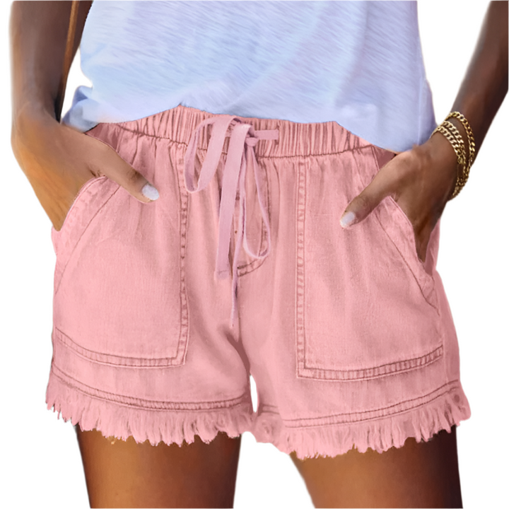Sarielle | Women's Summer High-Waist Denim Shorts
