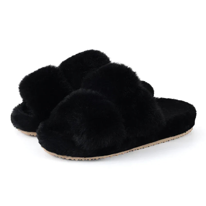 Daisy | Women’s Cozy Faux Fur Slide Slippers