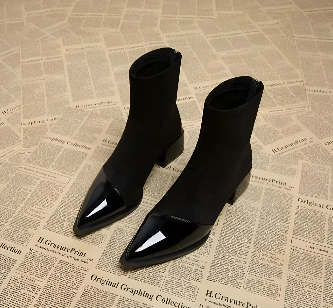 Hazel | Women’s Winter Block Heel Ankle Boots