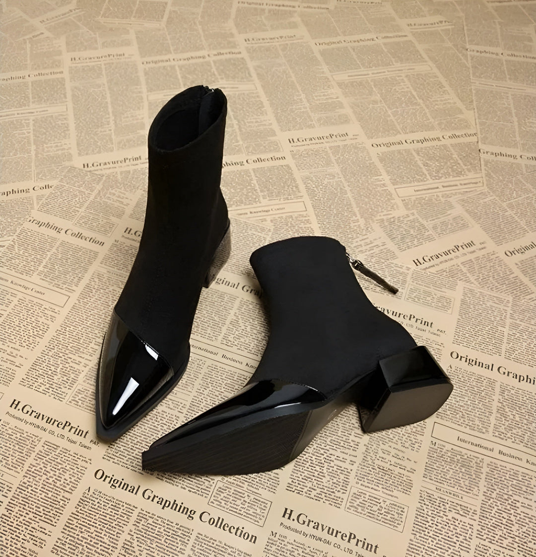 Hazel | Women’s Winter Block Heel Ankle Boots