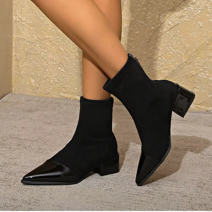 Hazel | Women’s Winter Block Heel Ankle Boots