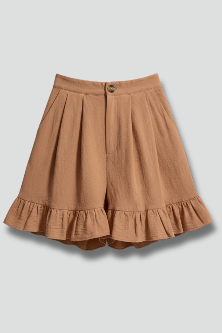 Seraphina | Elegant Women's Summer High Waist Ruffle Shorts