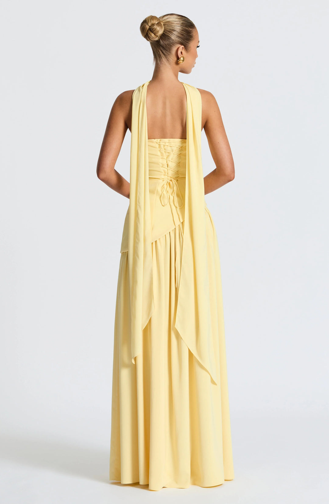 Seraphina | Women's Strapless Corset Maxi Dress High Slit