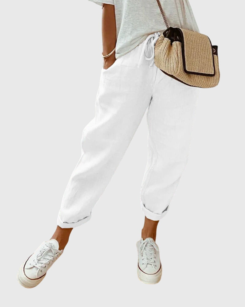 Seraphina | Relaxed Women's Elastic High Waist Pants