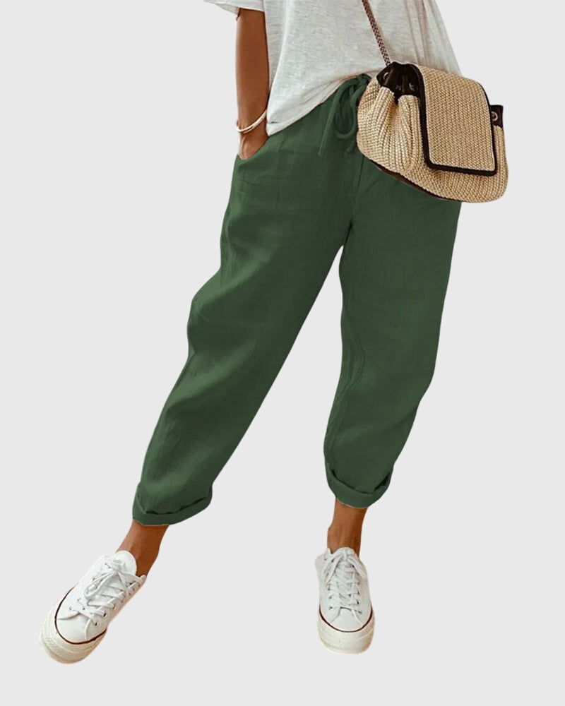 Seraphina | Relaxed Women's Elastic High Waist Pants