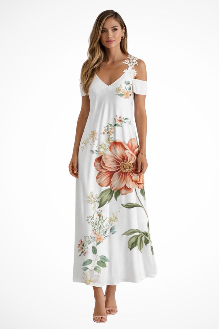 Sienna | Womens V-Neck Summer Floral Maxi Dress
