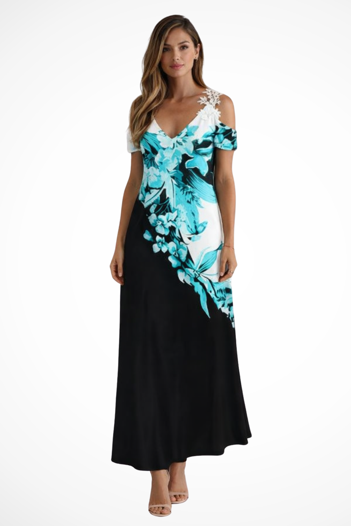Sienna | Womens V-Neck Summer Floral Maxi Dress