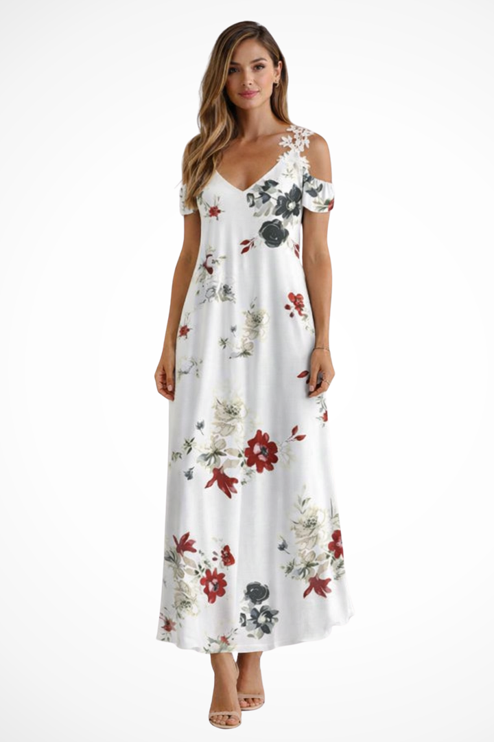 Sienna | Womens V-Neck Summer Floral Maxi Dress