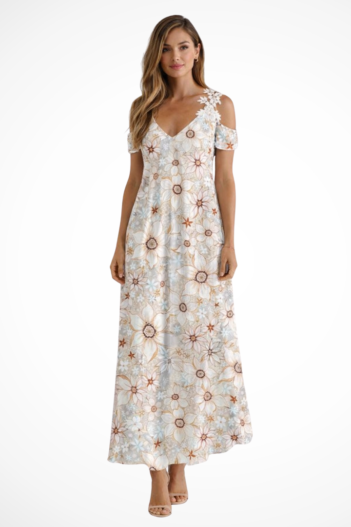 Sienna | Womens V-Neck Summer Floral Maxi Dress