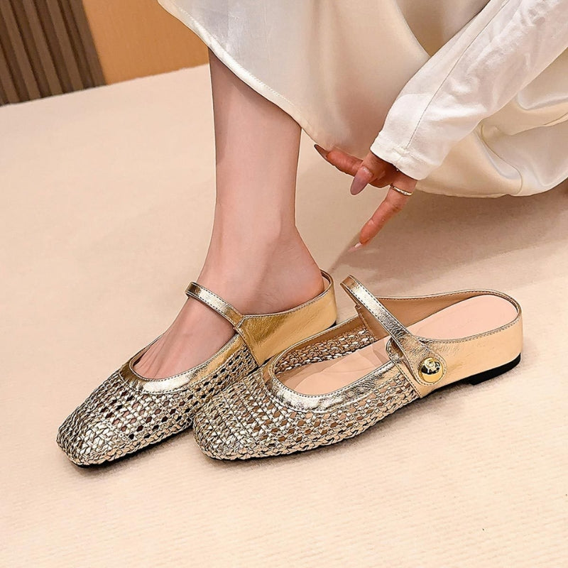 Sienna | Stylish Women's Summer Mules Flat Slip-on