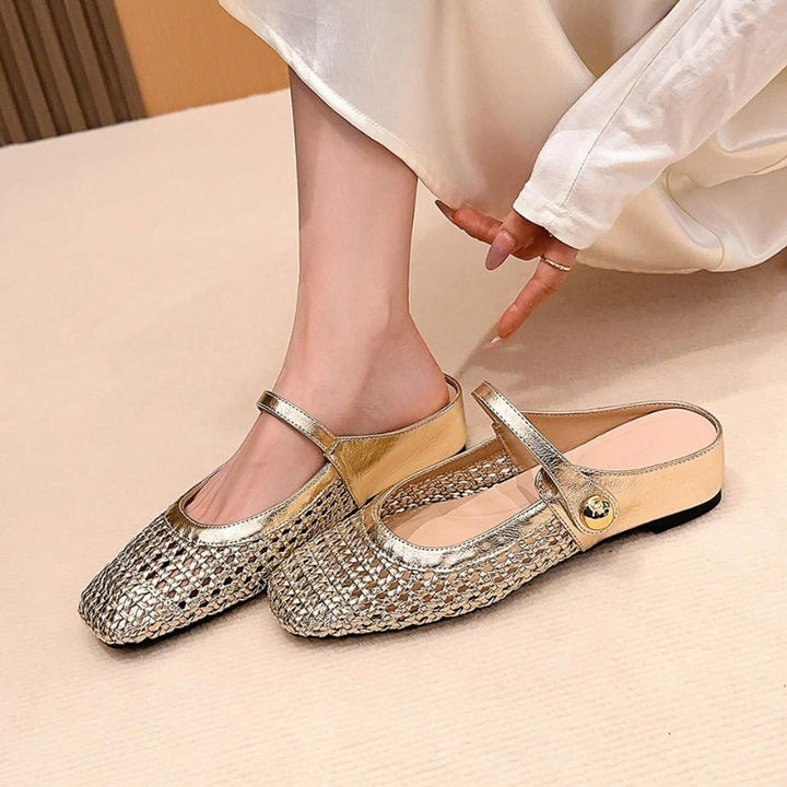 Sienna | Stylish Women's Summer Mules Flat Slip-on