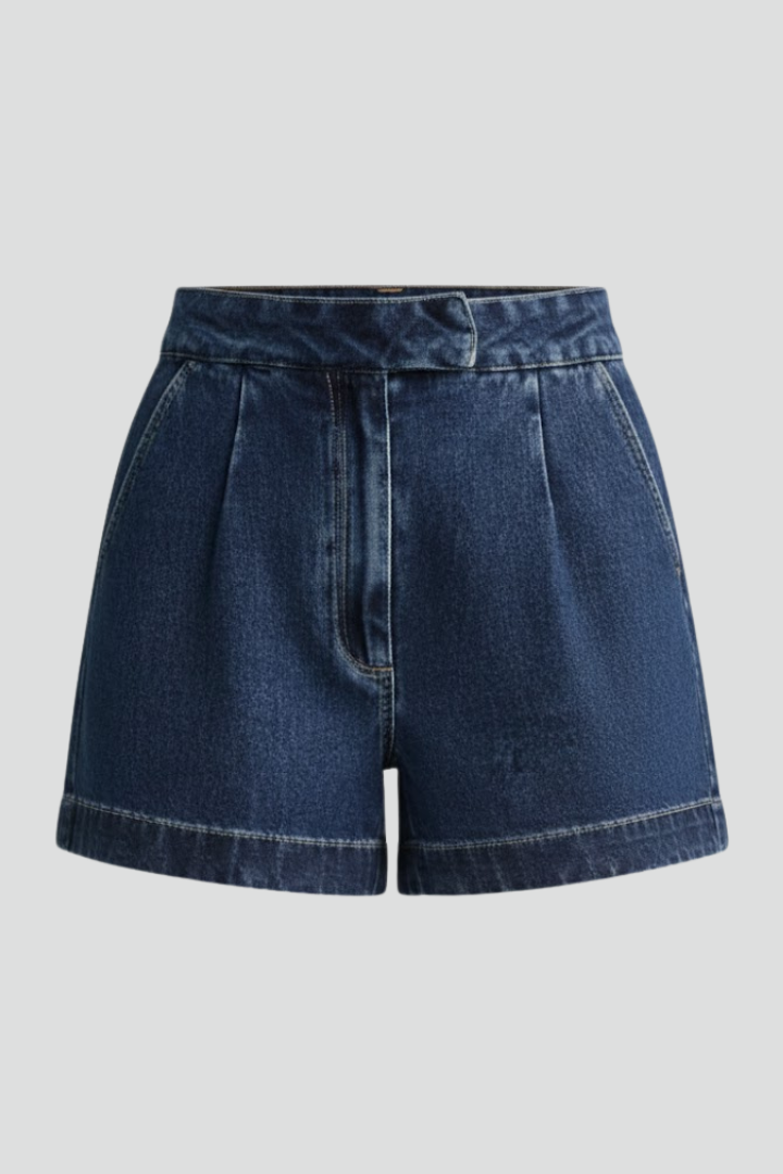 Sophie | Women's High Waisted Classic Denim Shorts