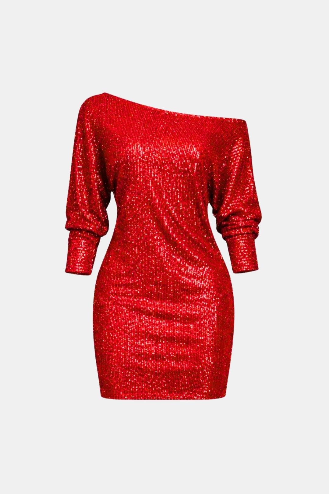 Sylvia | Women's Contrasting Cocktail Mini Dress