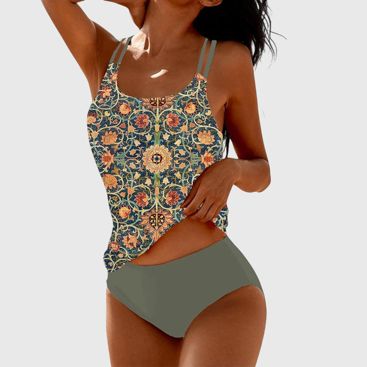 Talia | Vibrant Women's Summer Strappy Tankini