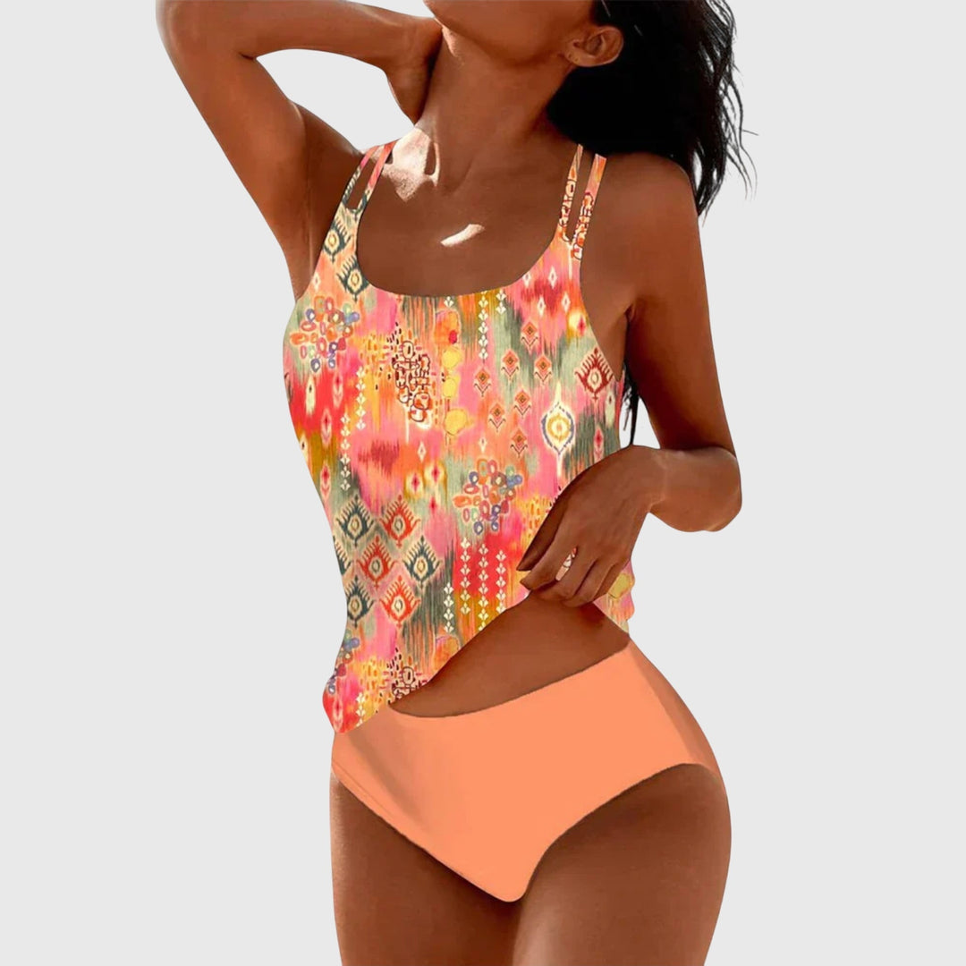 Talia | Vibrant Women's Summer Strappy Tankini